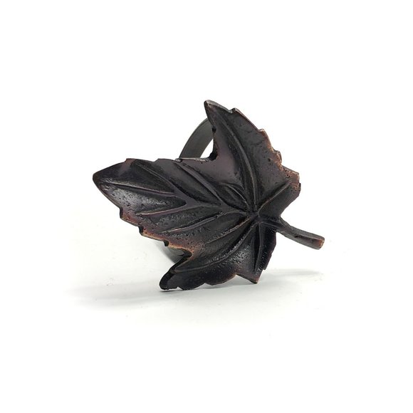 6 Small Maple Leaf Autumn Fall Napkin Holders - Picture 2 of 4